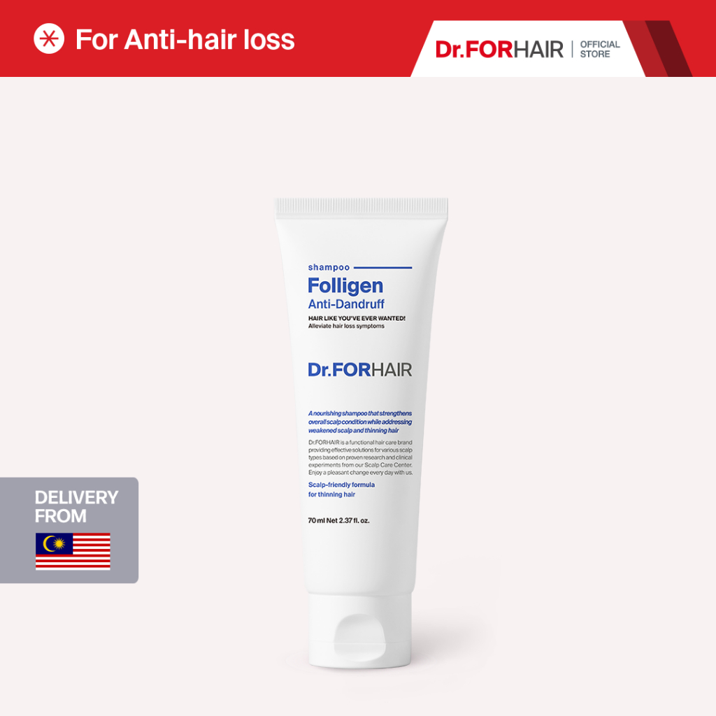 Shipping from MY [Dr.FORHAIR] Folligen Anti Dandruff Shampoo