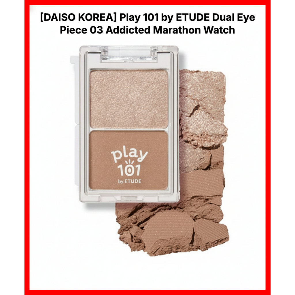 [DAISO KOREA] Play 101 by ETUDE Dual Eye Piece 03 Addicted Marathon Watch