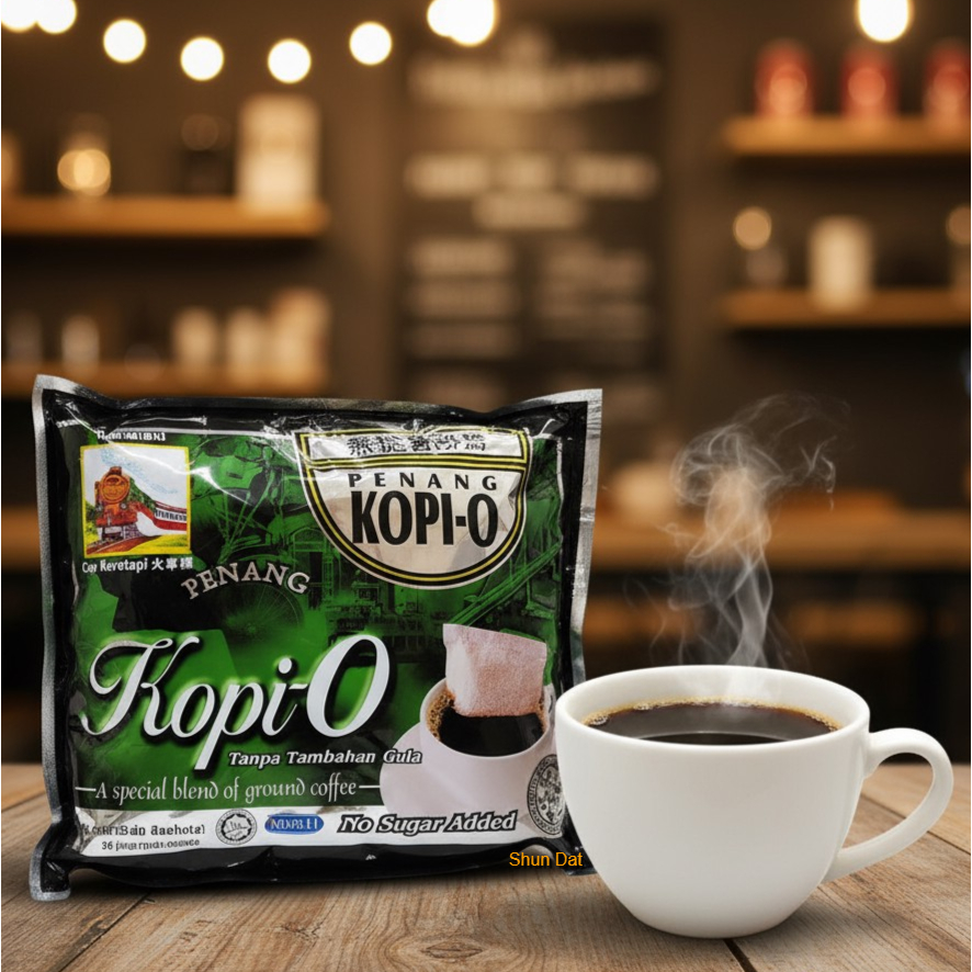 Train Brand Penang Coffee O No Sugar Added