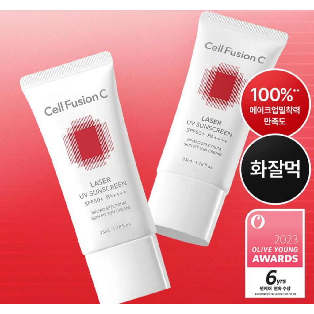 [Olive Young]CellFusionC Laser UV Sunscreen 35ml + 35ml