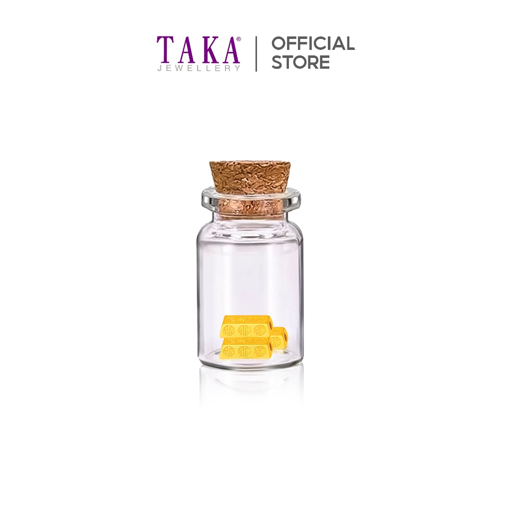 TAKA Jewellery 999 Pure Gold Petite Gold Coin / Gold Bar in&hellip;