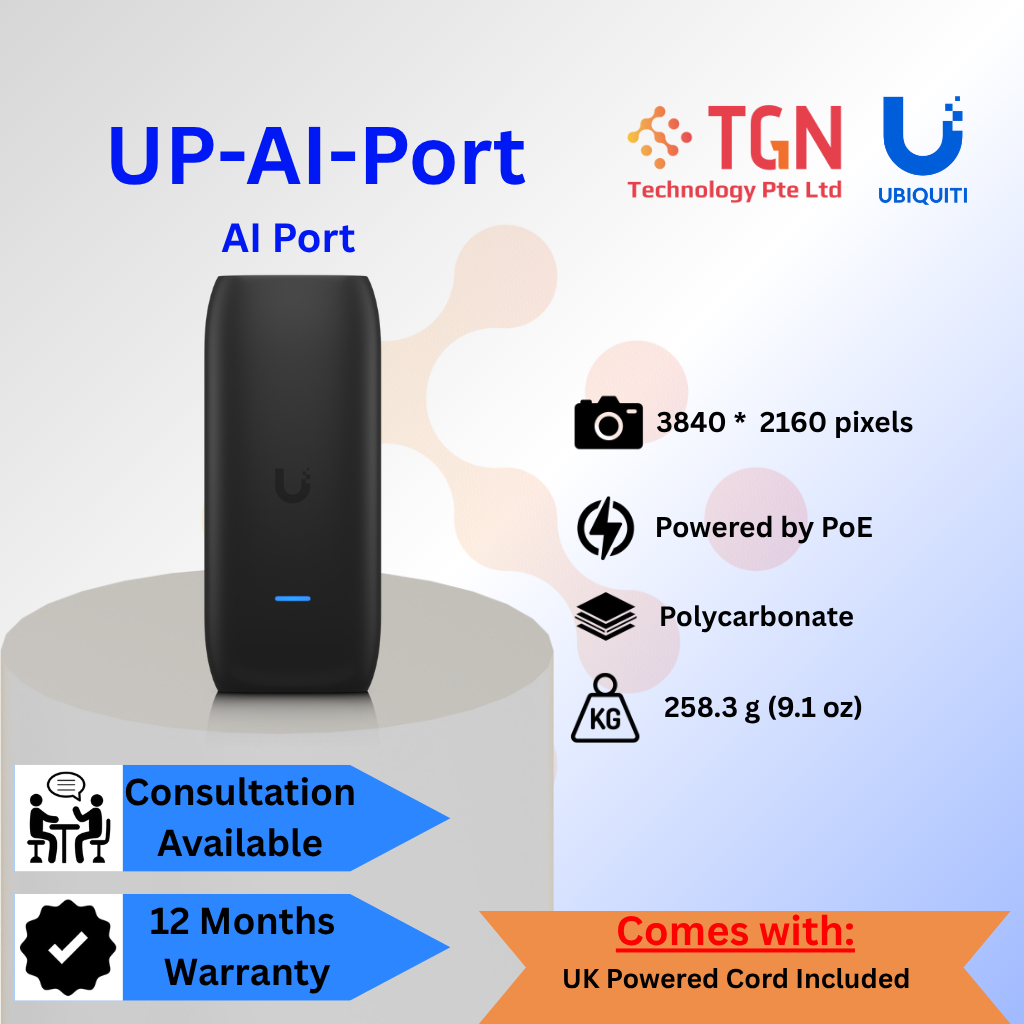 Ubiquiti AI Port UP-AI-Port Enhance AI detection, classification, and recognition capabilities.