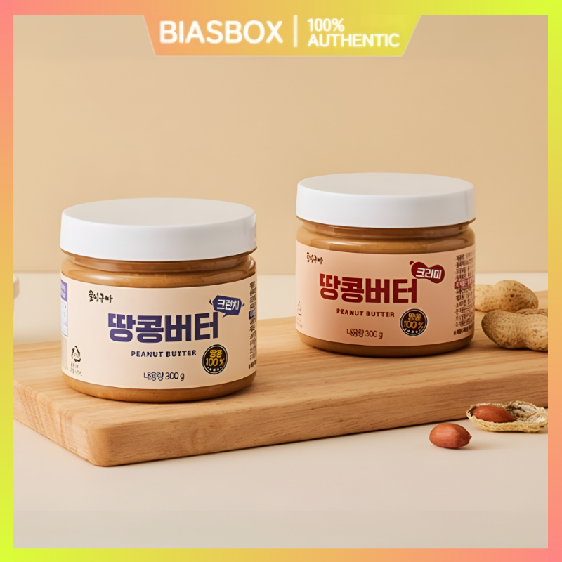 100% Peanut Butter] Pure Roasted Peanut Butter Spread 300g/No sugar
