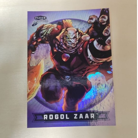 2025 Fleer DC Brilliant Superman - Rogol Zaar Purple Foil