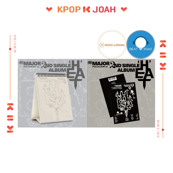 [POB] (PHOTOBOOK / POCA ver.) 82MAJOR [HEAT] 2nd Single Album (2nd Sep.2026)