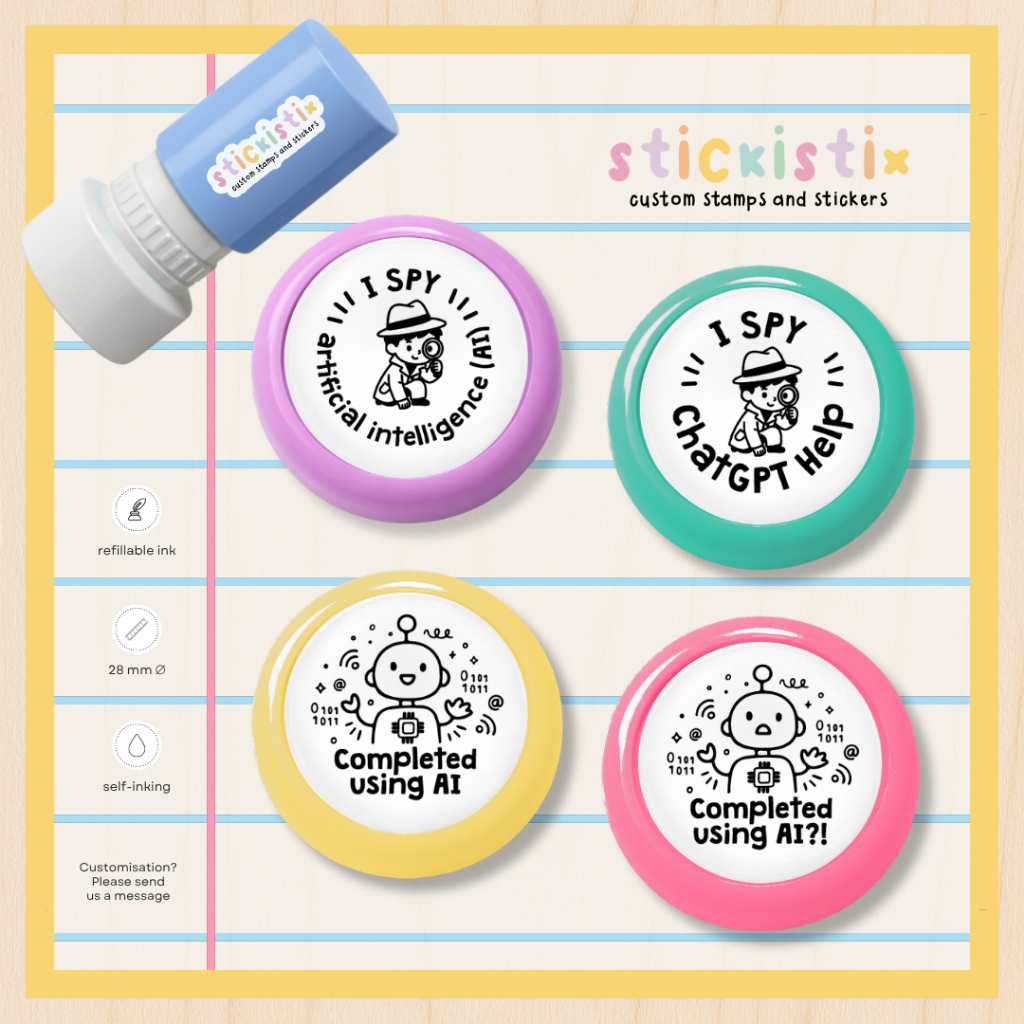 AI ChatGPT Help | Admin | 28mm Teacher Stamps