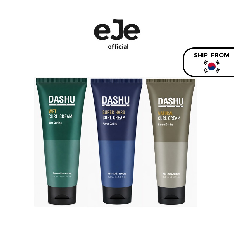[DASHU] Daily Curl Cream 150ml (3 Types)