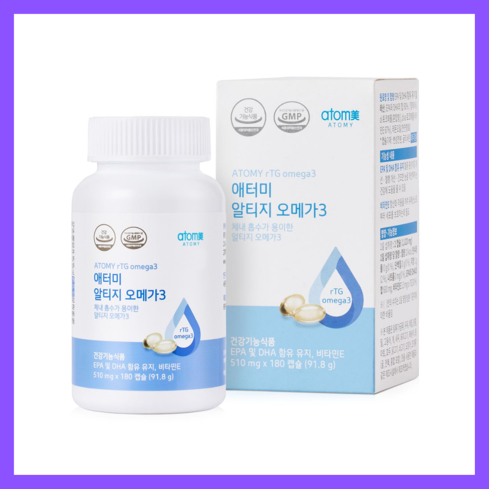 Atomy Rtg Omega3 510 mg x 180 capsules
