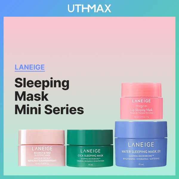 [LANEIGE] Sleeping Mask Mini Series | Choose 1 | Lip Berry / Bouncy / Cica / Water | Night Care, Travel Size
