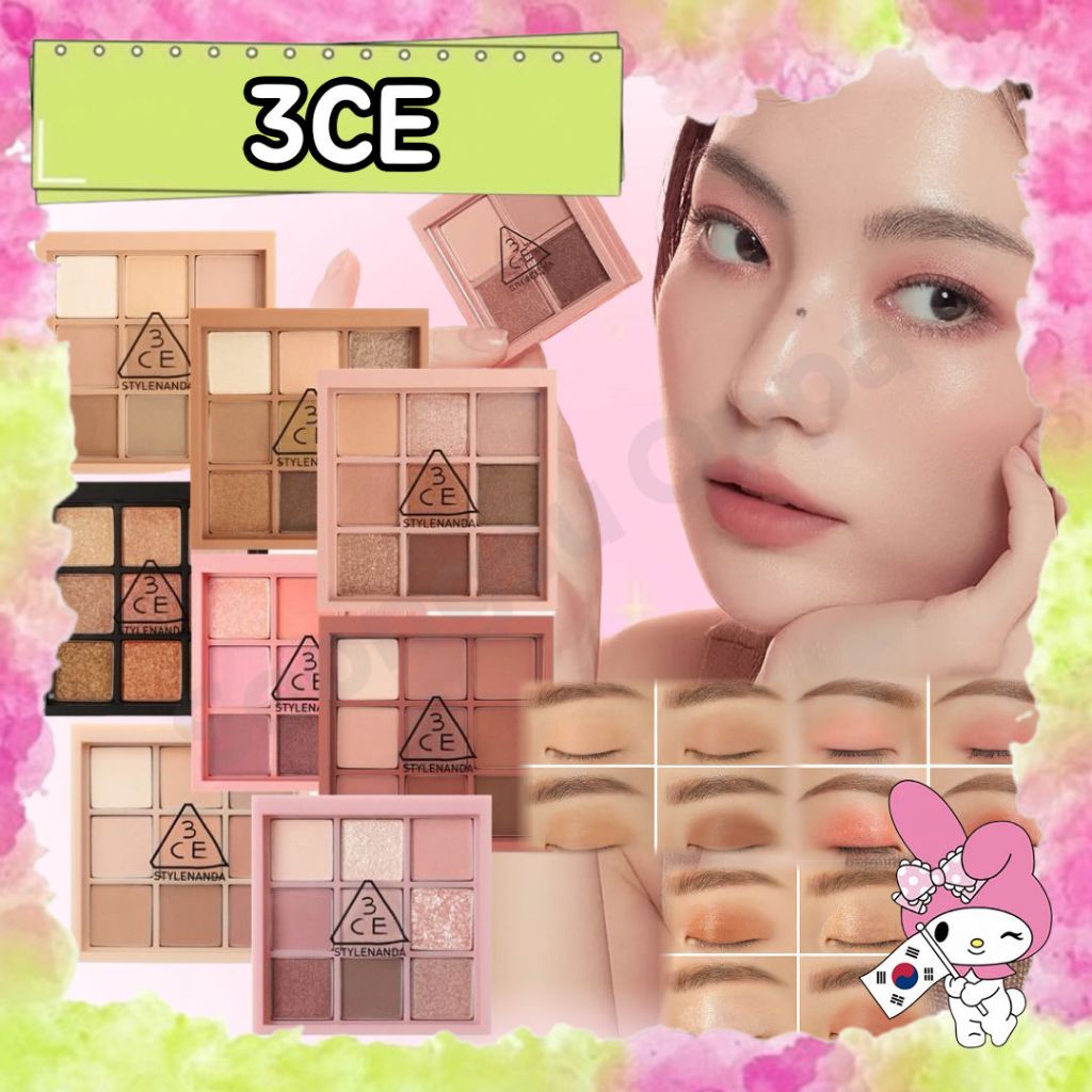 [Ready Stock] 3CE Multi Eye Color Palette 9 Colors / Iconic Korean Eye Shadow & Personal Color