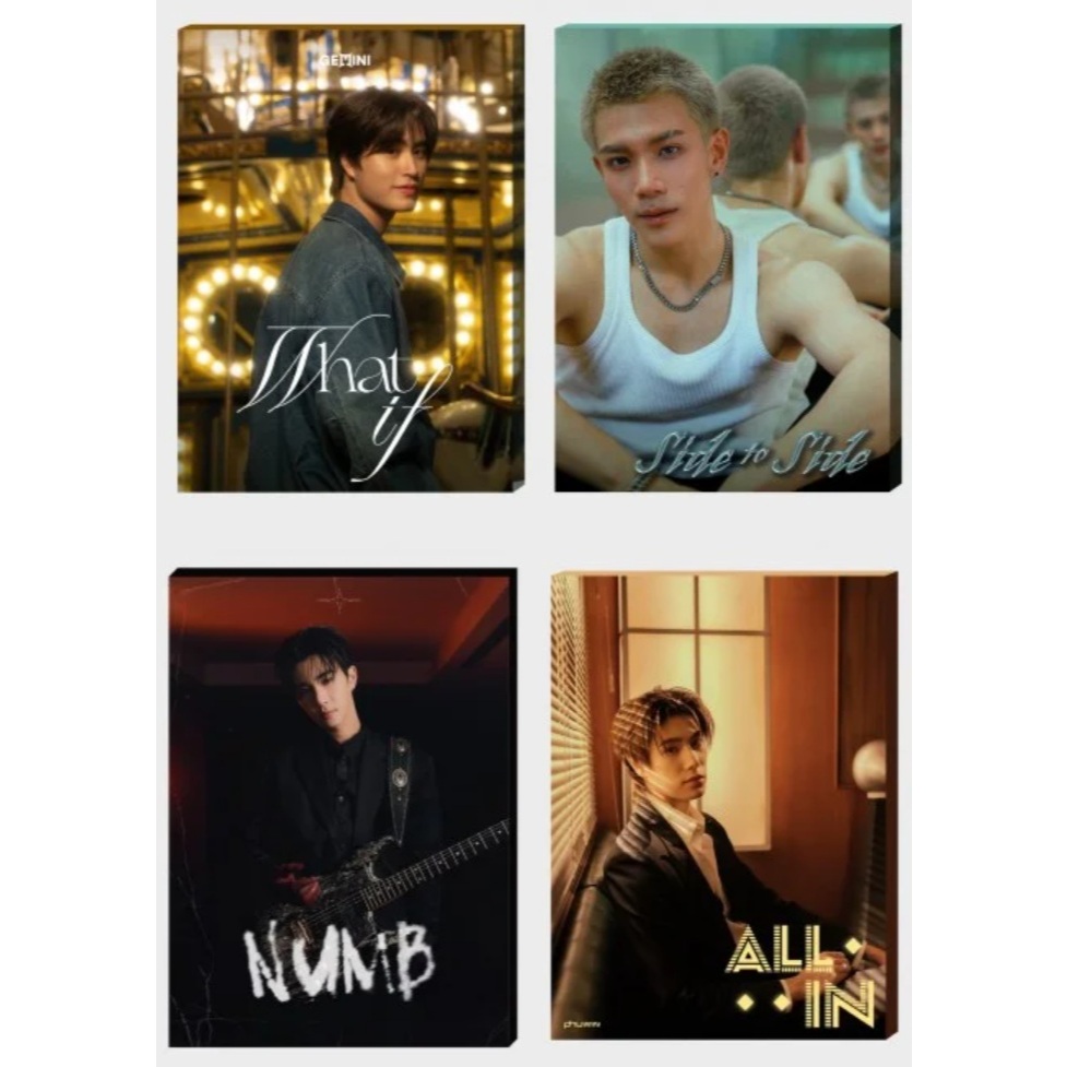 SG Seller: GMMTV Photo Set Gemini Fourth Perth Phuwin Photo Set What If Side to Side Numb All In