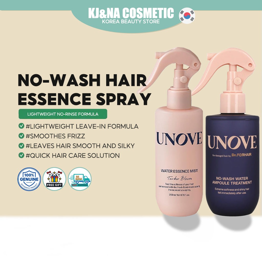 [Unove] No-Wash Water Ampoule Treatment / Water Essence Mist Hair 200ml
