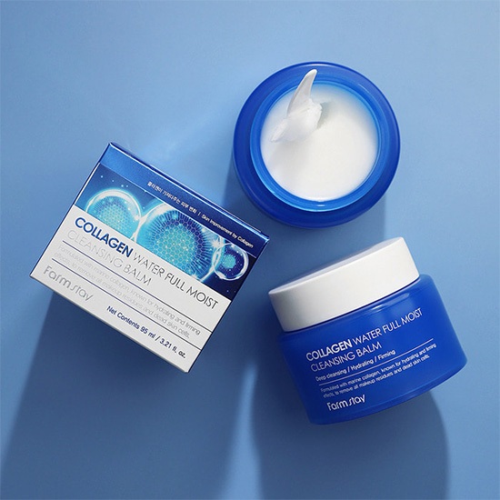 Farmstay Collagen Eyelash Serum 10g / Collagen Waterfull Moist Cleansing Balm 2