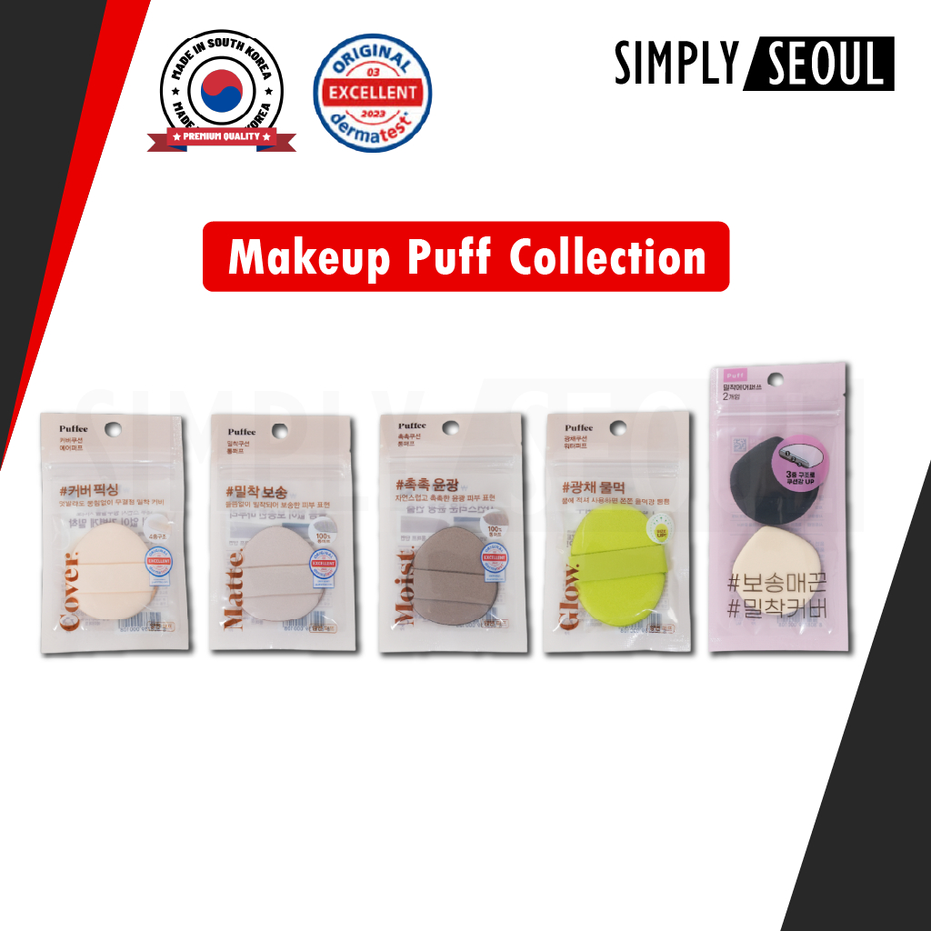 [DAISO] Makeup Puff Line For Cushion Foundation (High Coverage, Skin Fit, Hydrating, Glow)