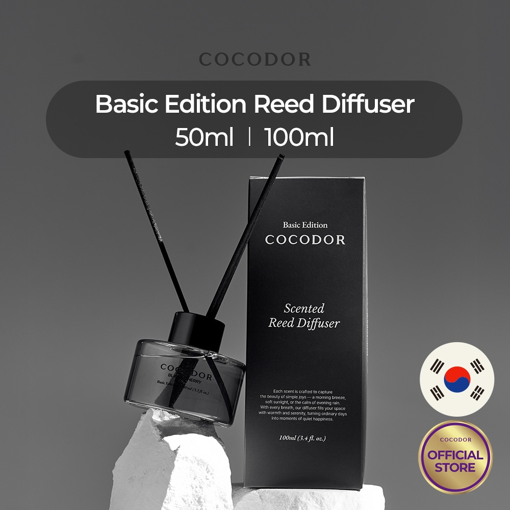 COCODOR Basic Edition Reed Diffuser / 50ml / 100ml / Home Fragrance Air Freshner Decor Essential Oil