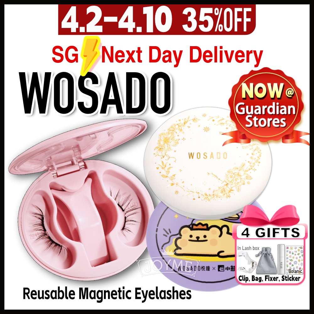 WOSADO SG No.1-45 ALL+XL Designs Wosado Magnetic Eyelashes Reusable Fake Lashes Extension Frost Ice Pear Blossom