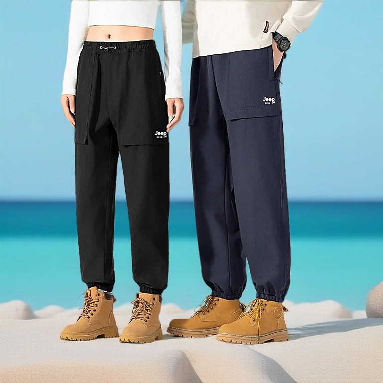 【2-3 days arrive!!!】JEEP SPIRIT Windproof and Waterproof Hiking Pants for Couples