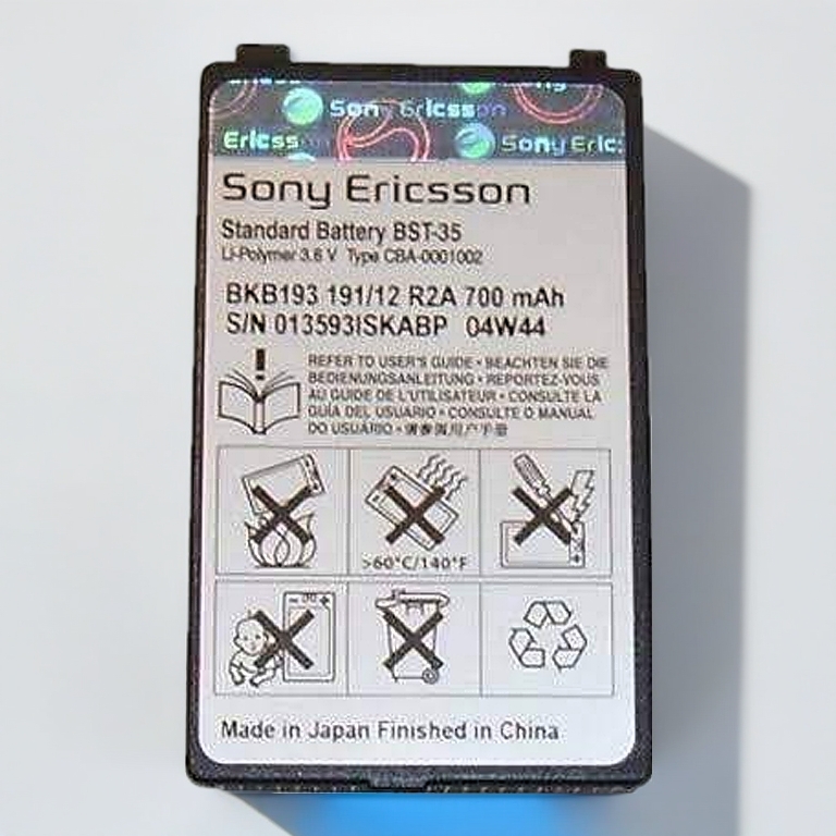 Sony Ericsson Series Battery For Bst-33 Bst33 37 41 BST38 35 36 38 43 40 30 BA 600 700 750 800 900 950 EP EP500 Bateri