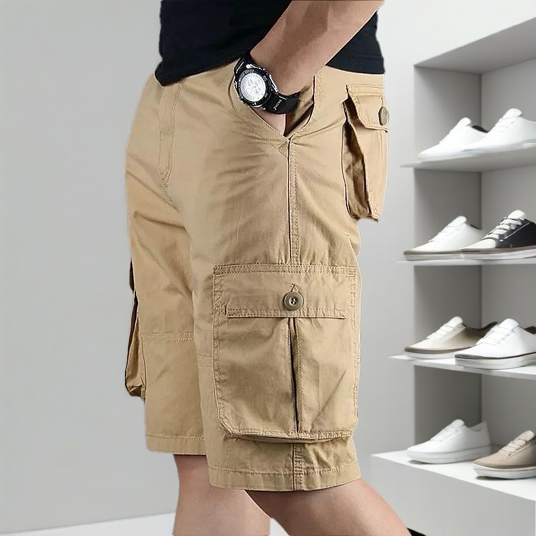Men 6 pocket Cargo Short Casual Pants Seluar Pendek Lelaki