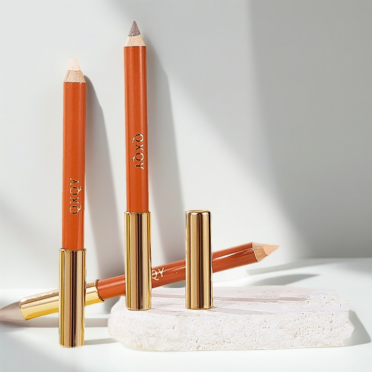  QXQY Dual-ended Natural Highlighting Shadow Pencil, Nose Pencil, Long-Lasting Makeup Setting Stick