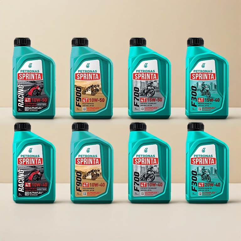 PETRONAS F700 4T 15W50 SEMI SYNTHETIC