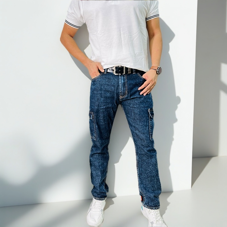 ?Mens Denim 6pocket kargo ?