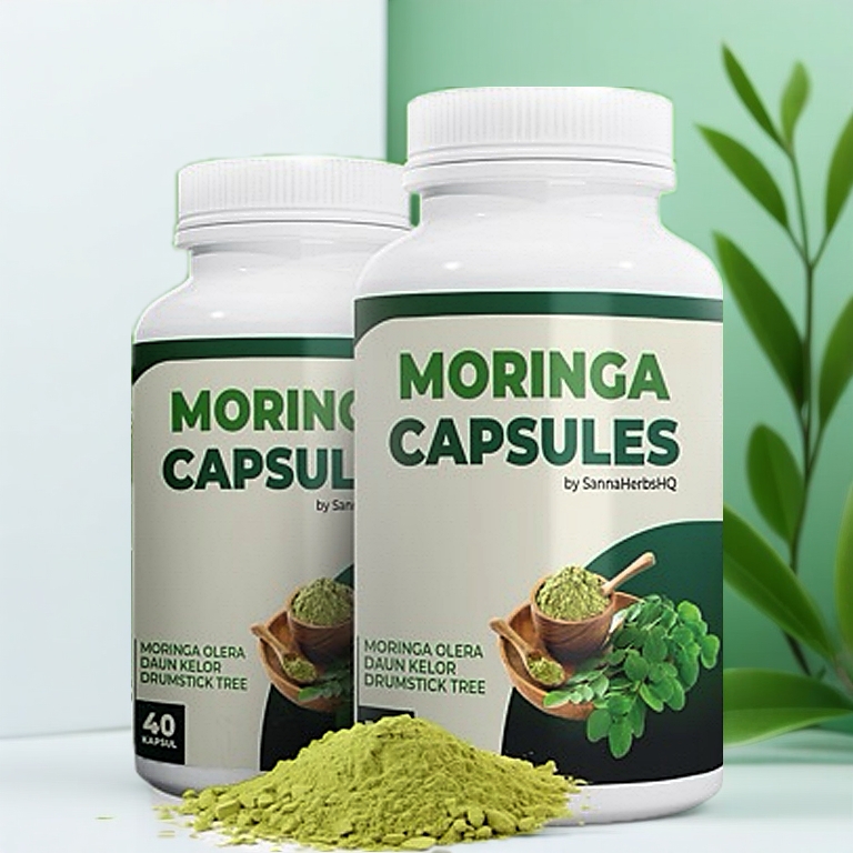 [100 Capsules] Kapsul Moringa Tea by SannaHerbs HQ