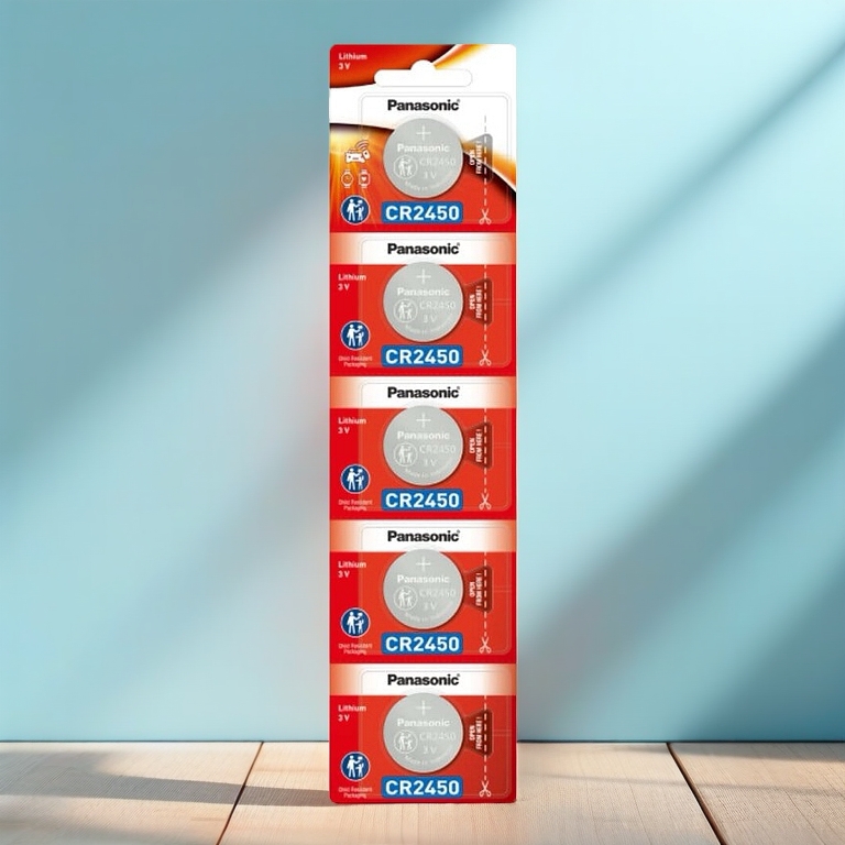 PANASONIC CR1220/1616/1620/1632/2016/2025/2032/2450 LITHIUM BATTERY (1PC/5PC)