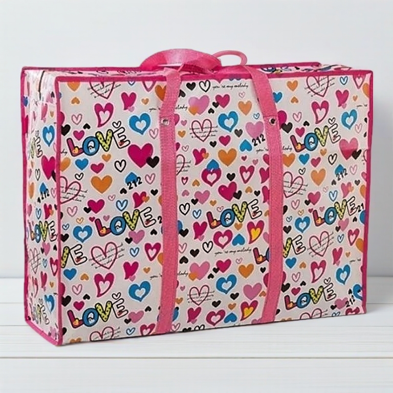 Beg Besar Tebal Waterproof Murah Laundry Eco Beg Berzip storage bag