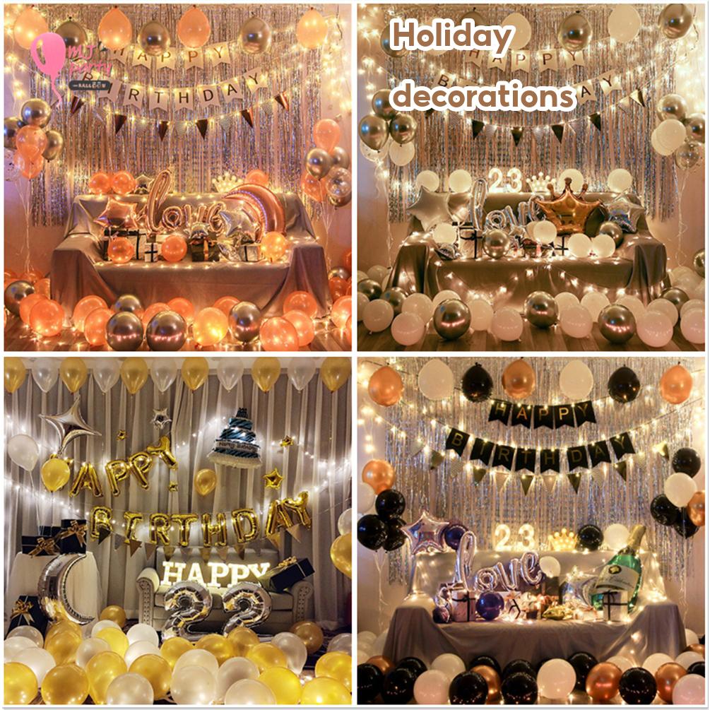 Happy Birthday Balloon Set Party Decoration For Adults Boy & Girl / Belon Hari Jadi