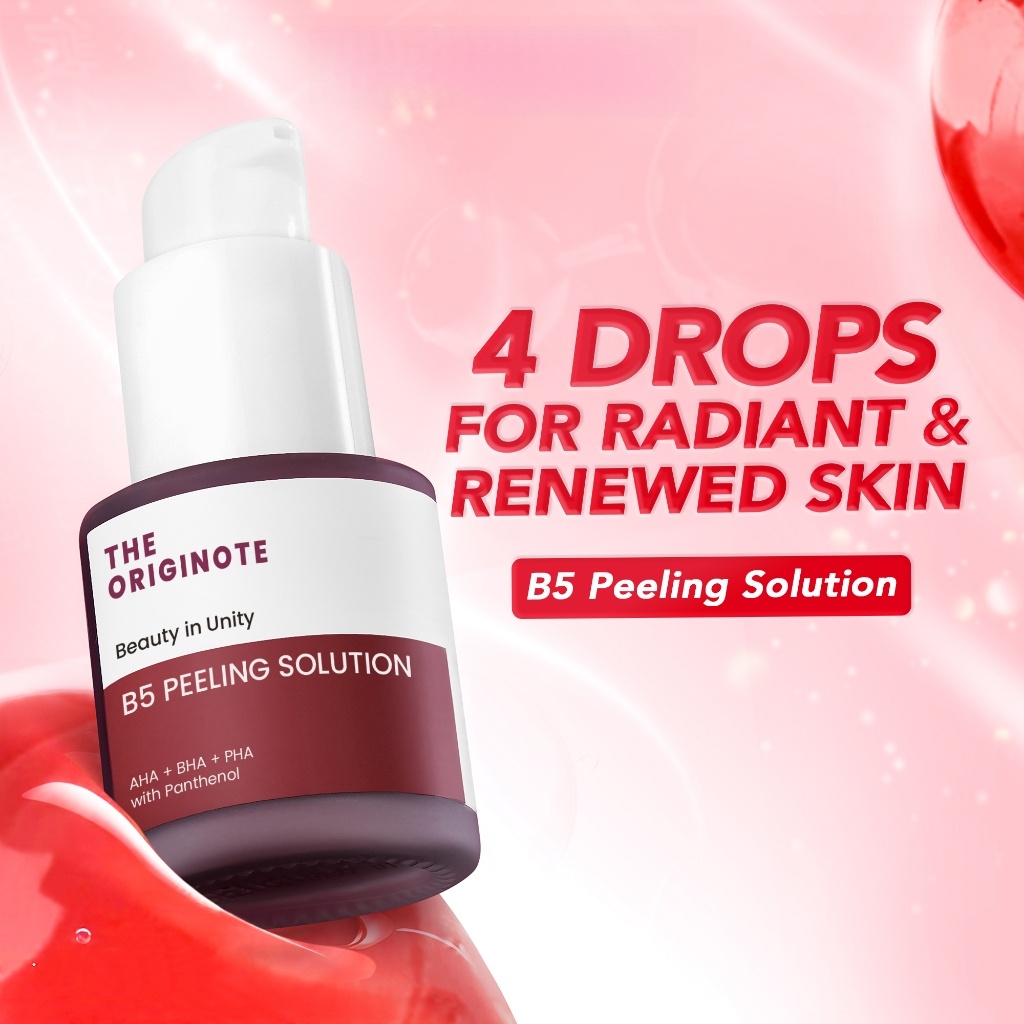 【New-Launch】The Originote - B5 Peeling Solution 20ml AHA + BHA + PHA + Panthenol Peeling Serum