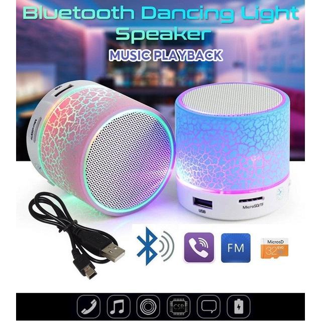 LED Light Bluetooth Speaker Colorful Mini Speaker