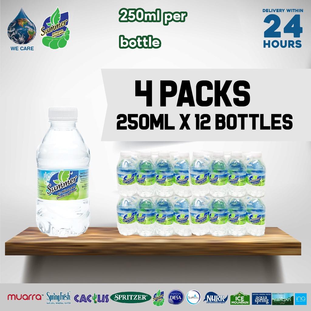 SUMMER Drinking Water (250ml x 12 Bottles x 4 Shrink Packs)