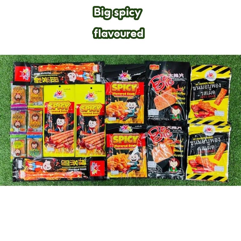 Latiao HALAL SPICY FLAVOUR STICK Thailand Snacks Spicy Stick 12pcs Snek Thai viral