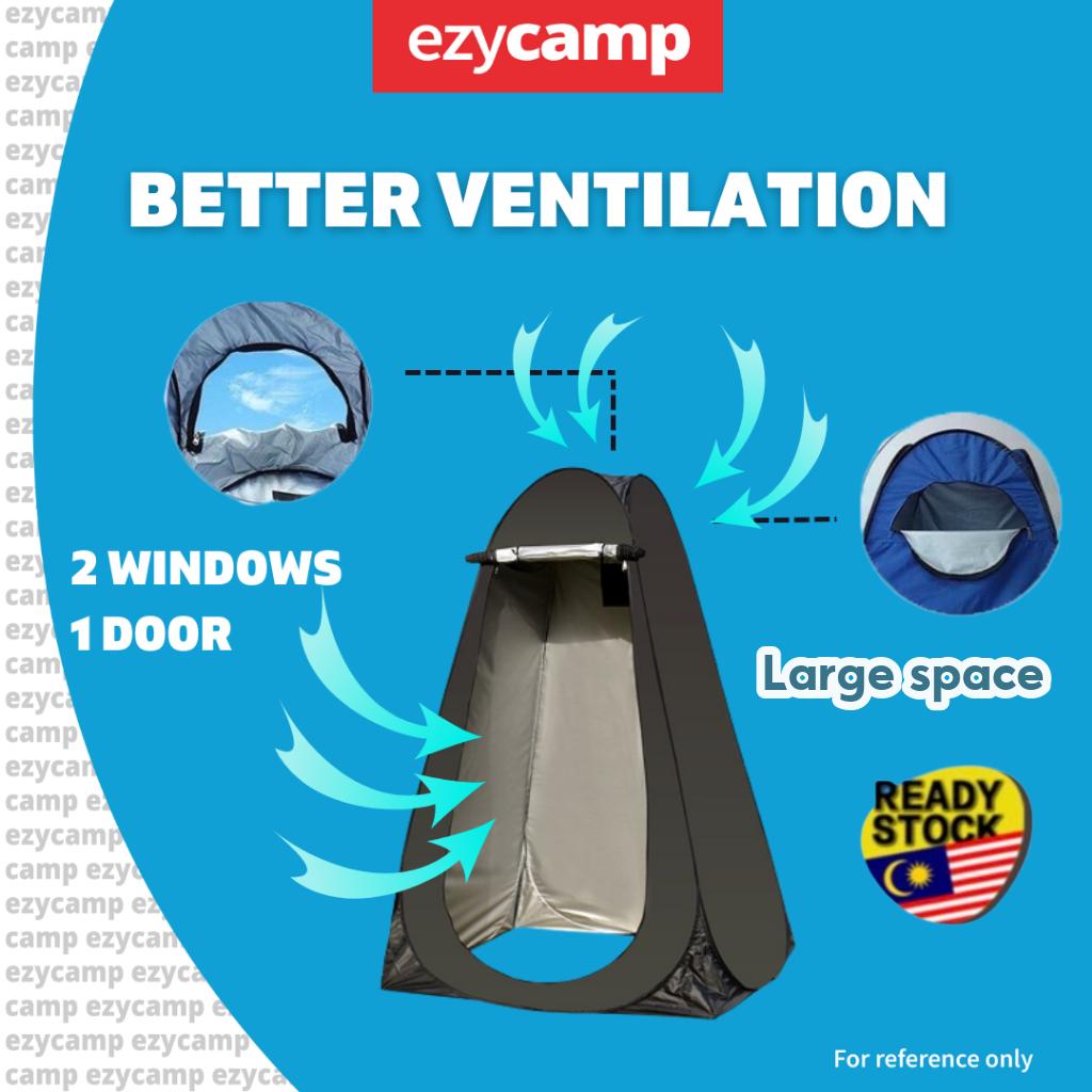 Changing Tent Khemah Camping Solat salin pakaian fiiting dressing shower changing room tent big khemah solat foldable