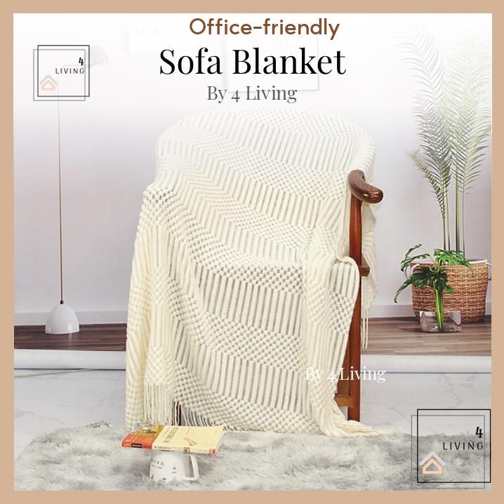 Ins Sofa Blanket Office Knitted Throw Blanket Soft Tassel Blanket Throw Blanket Baby Bedding Blanket Office Air Cond