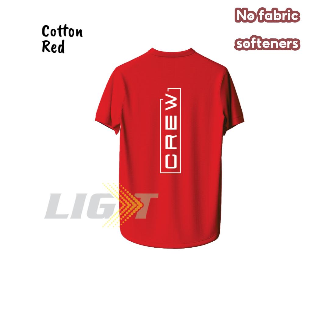 BIG SIZE CREW T-Shirt ? Cotton OVERSIZED Baju Besar Plus Size THE CREW Baju