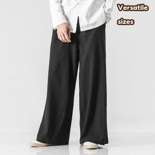 【From Johor】CLIFF M-3XL Plain Slack Slimming Wide Leg Loose Casual Pants men seluar lelaki slack celana panjang男女通用宽松裤