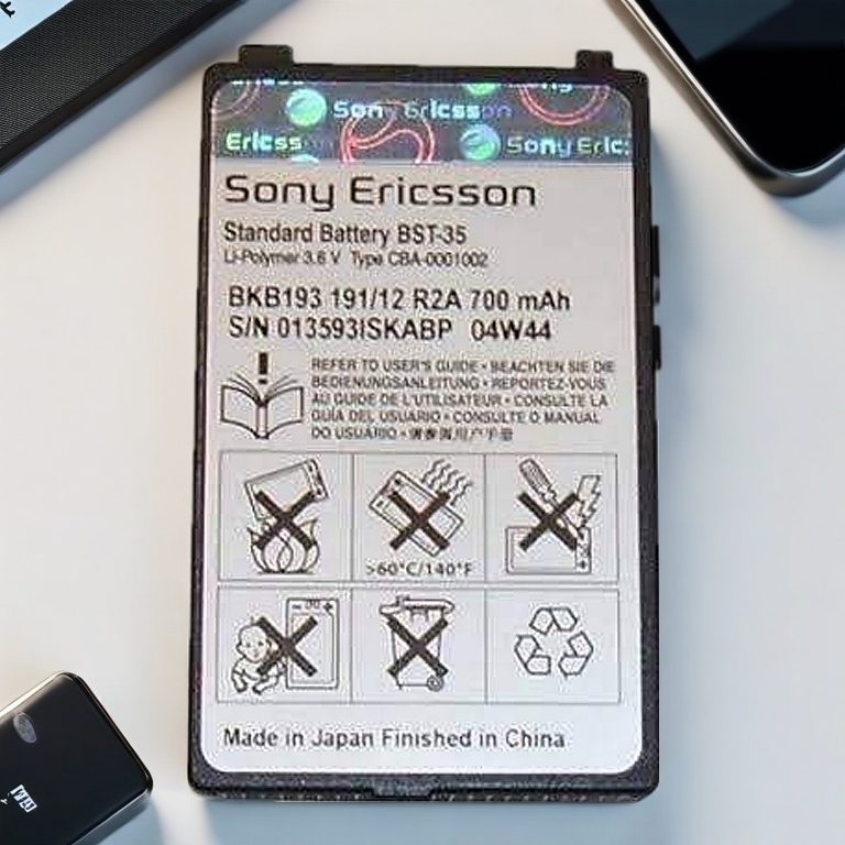 Sony Ericsson Series HIGH AMP Battery Bst-30 33 35 36 37 38 39 40 41 43 Bst33 BA 600 700 750 800 900 EP 500 950 bateri