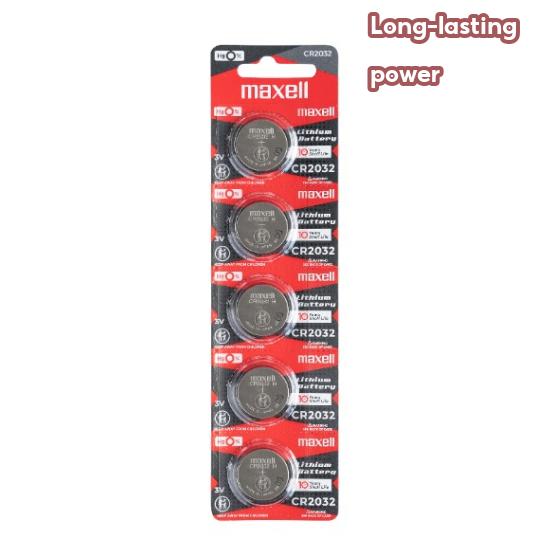 (JAPAN) MAXELL CR2032 CR2025 CR2016 CR1632 CR1220 CR1616 CR1620 CR1216 Lithium Battery Remote jam Casio g shock bateri
