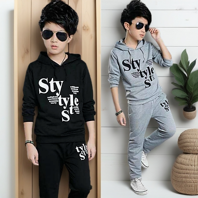 Korean Style Jogger Suit for Boys Ages 1-9 Years
