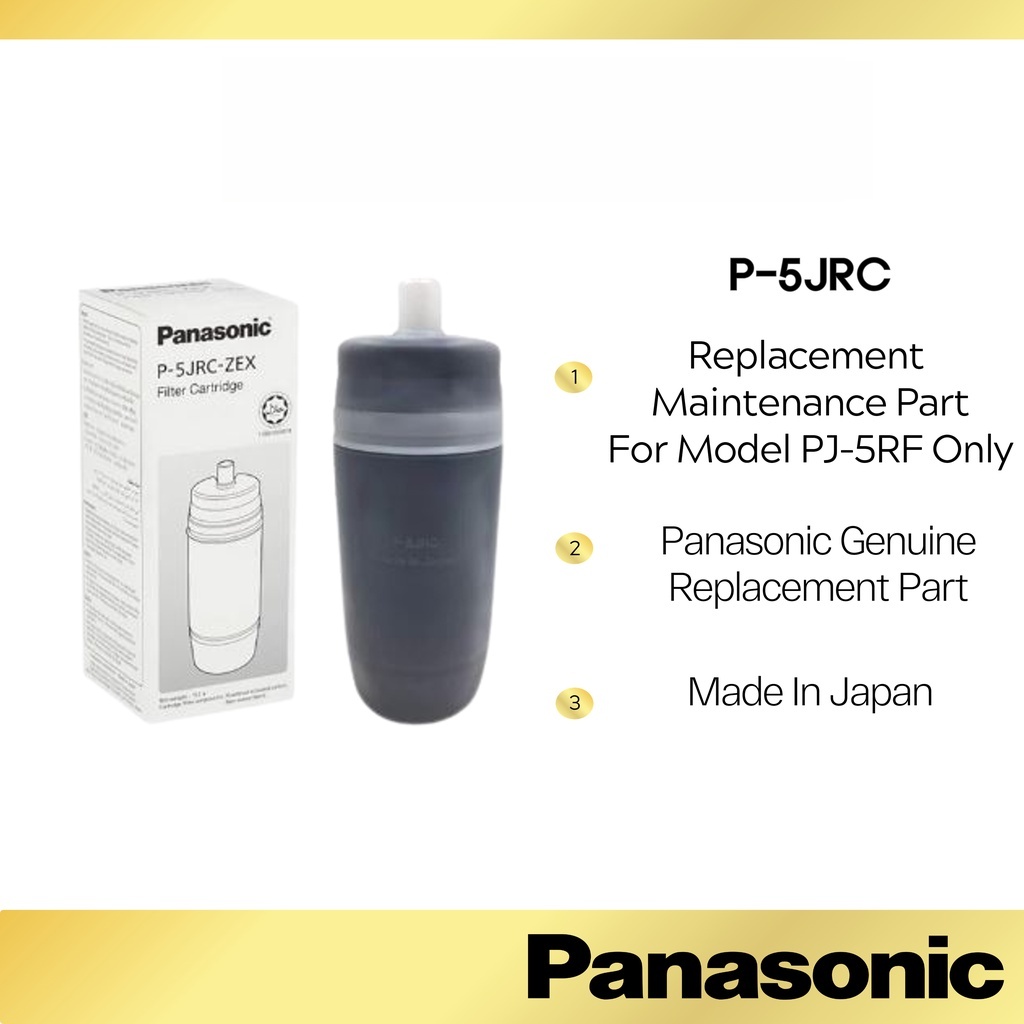 Panasonic Water Filter Cartridge P-5JRC (Replacement for Water Purifier)