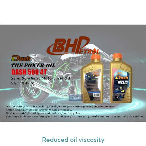 BHP Dash 500 4T 15W40 Semi Synthetic Motorcycle Engine Oil (1 LITTLE)