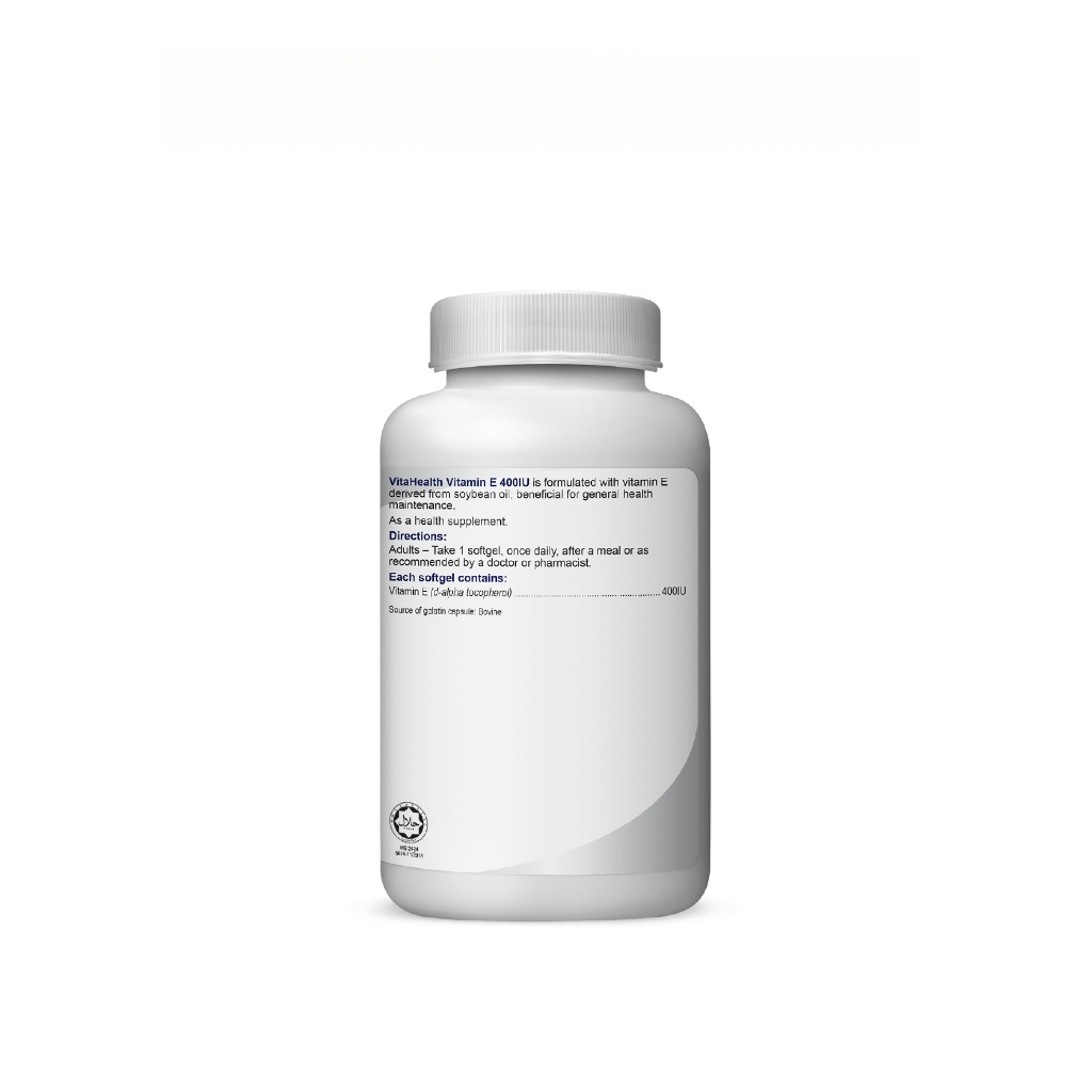 VitaHealth Vitamin E 400IU [Exp 6/2027]