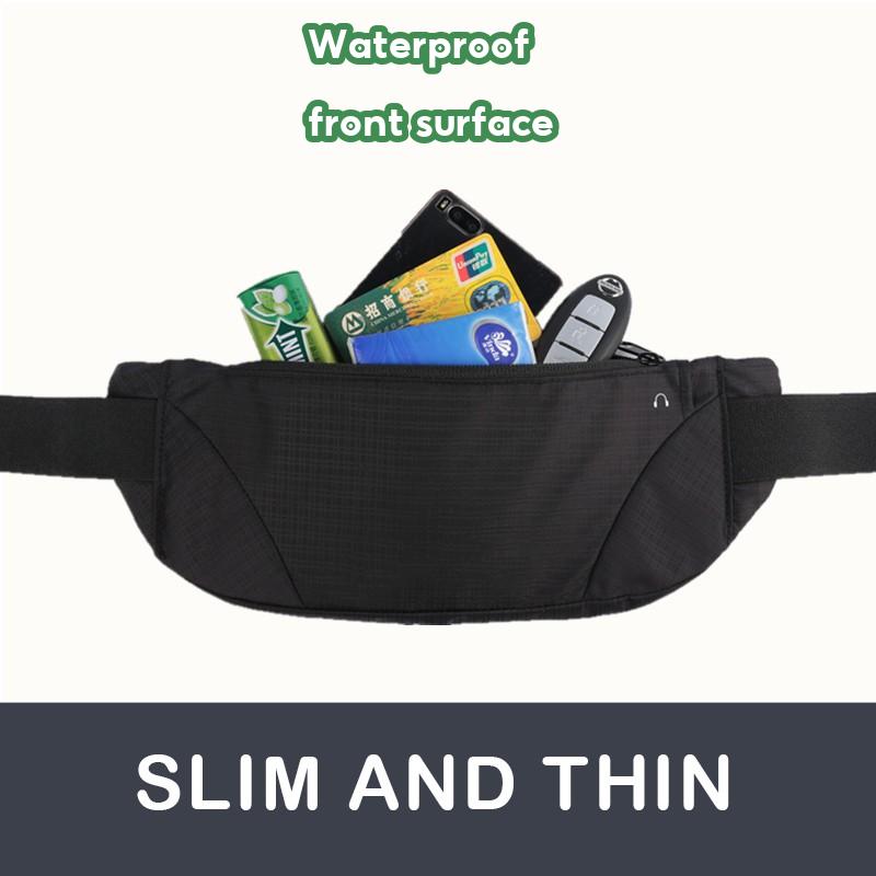 Sports Waist Bag Unisex Waterproof Pack for Running, Fitness, Jogging, Cycling Zip Pouch