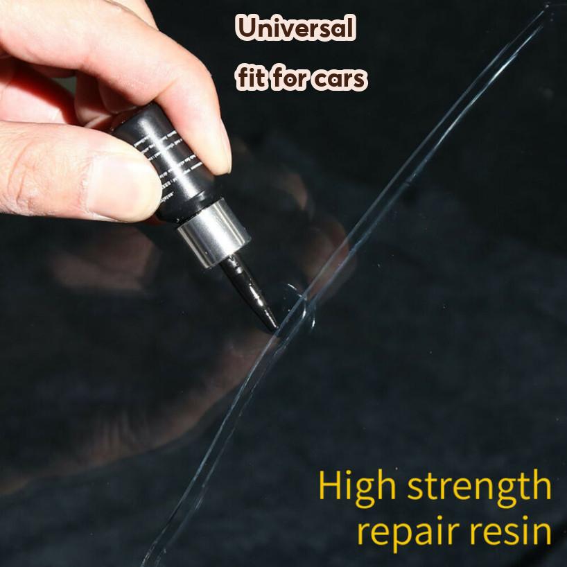 1-10 Set Automotive Glass Nano Repair Fluid Resin Car Windscreen Crack Repair Tools Kit Gam Cermin Kereta 汽车纳米修复液 玻璃裂缝修复工具