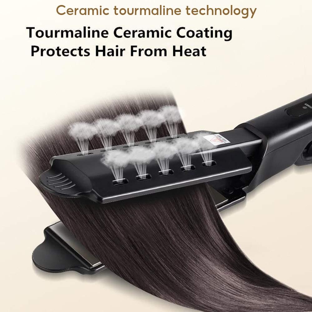 ?Local Seller?Steam Hair Straightener Four-gear Fast Warm-up Adjustment Ceramic Tourmaline Ionic Flat Iron Hair Straight