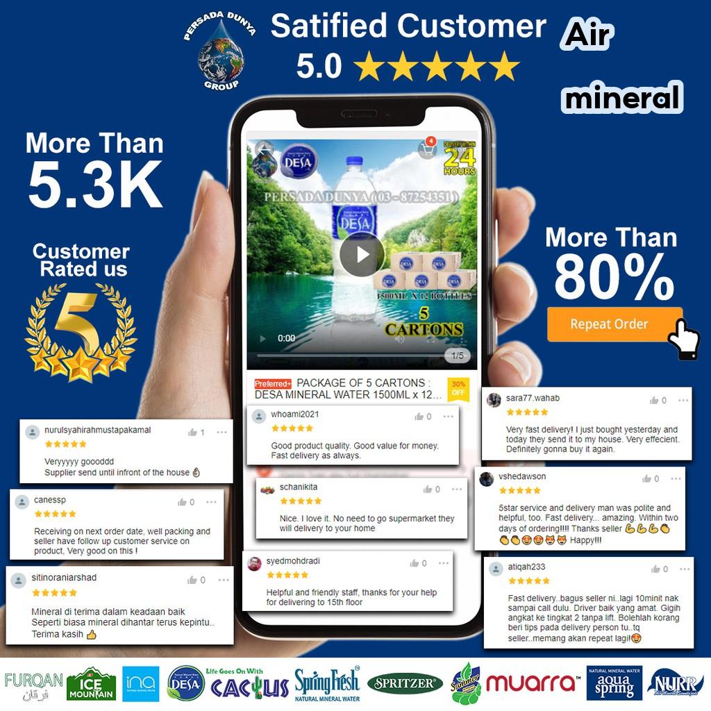 SUMMER Drinking Water (1500ml x 12 Bottles x 1 Carton)