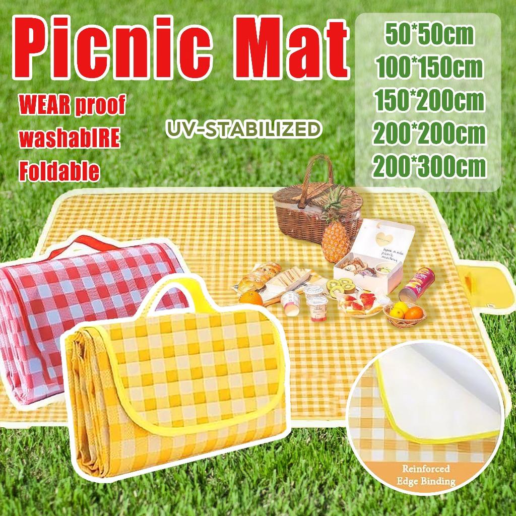 ✨【IN STOCK】✨Picnic Mat 200*200cm Portable Outdoor Picnic Oxford Foldable Camping Mat   Outdoor Waterproof Mat Beach