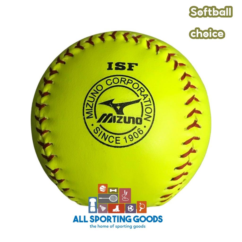 Mizuno 12 Inch Yellow Softball Baseball Ball